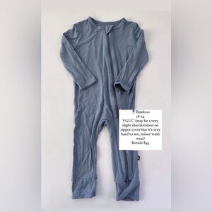 Kyte BABY Slate Long Sleeve Romper